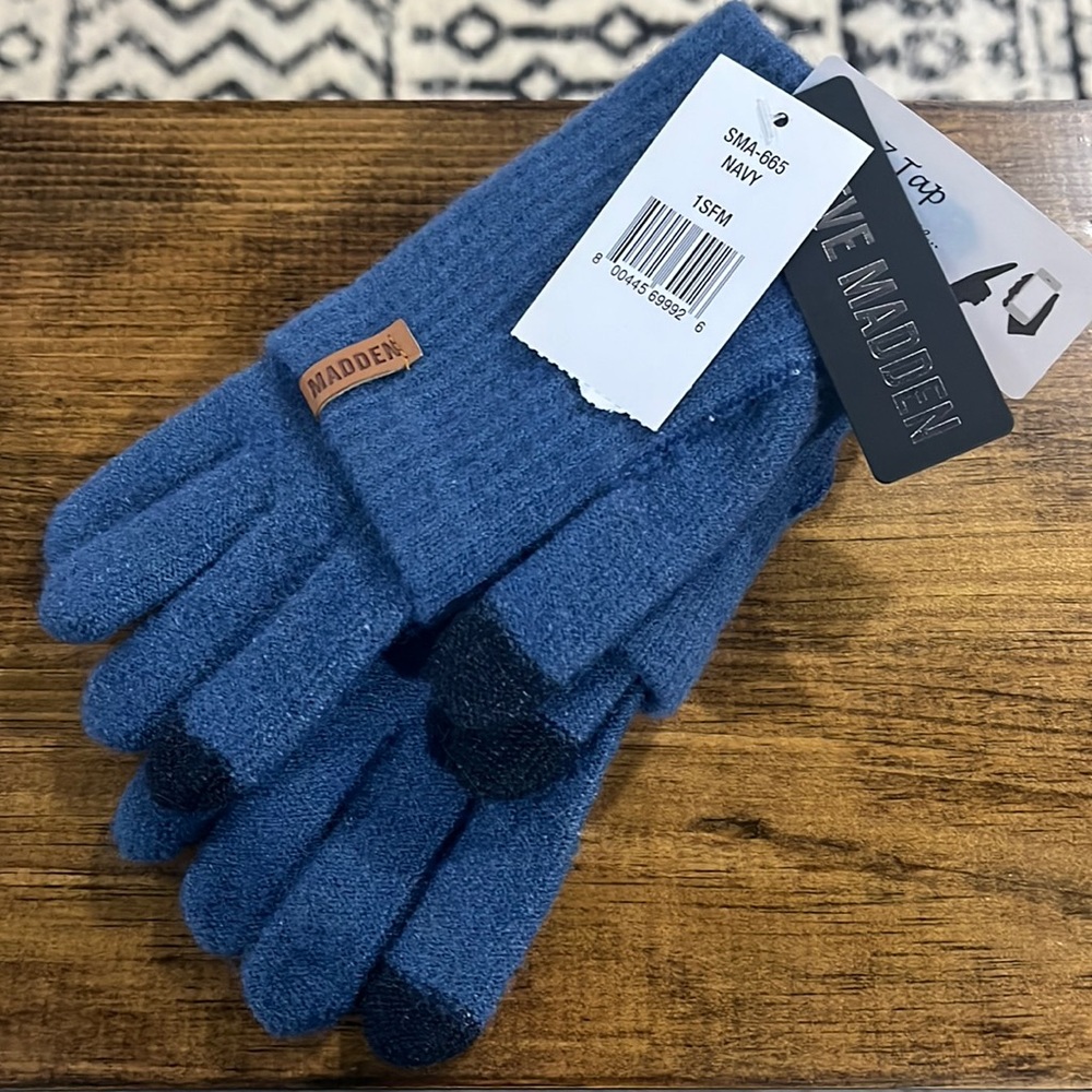 Steve Madden Navy Gloves - Women’s Small